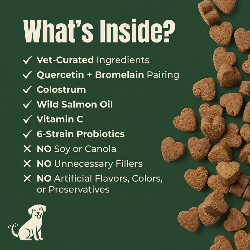 BarkWell Allergy & Immune Defense Chews for Dogs - 100ct